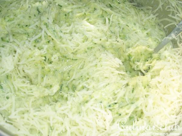 Оладьи из цуккини с сыром