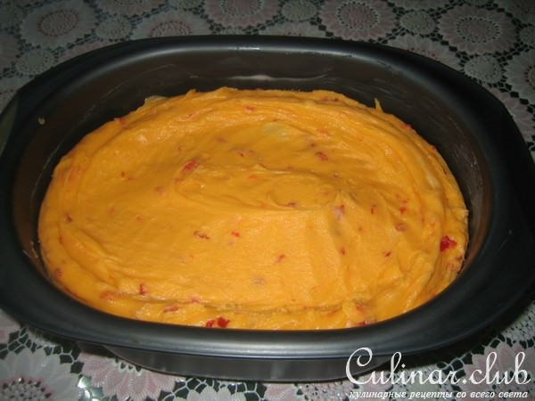 Запеканка из картофельного пюре с сыром 