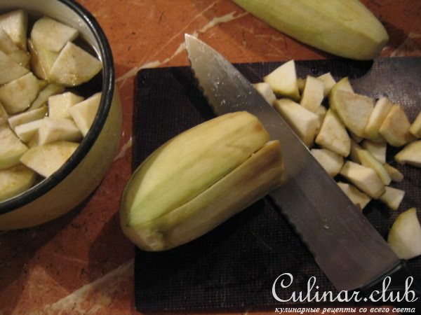 Пассерованные баклажаны с овощами.(Дуэль!)