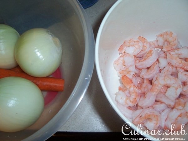 картофельный рулет с мидиями(креветки).