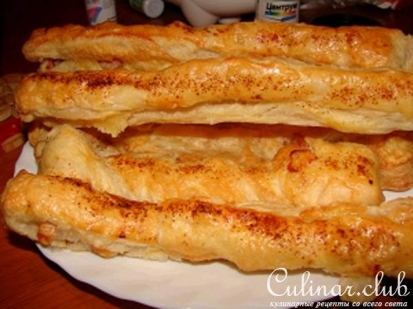 Ветчинно- сырные палочки