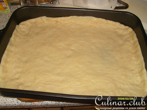 Постный пирог с картошкой.