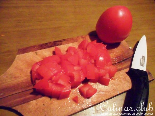 Стручковая фасоль, запечённая с яйцом