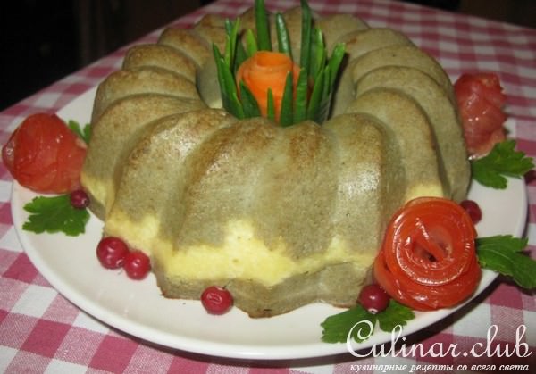 Сырно-печёночный кекс
