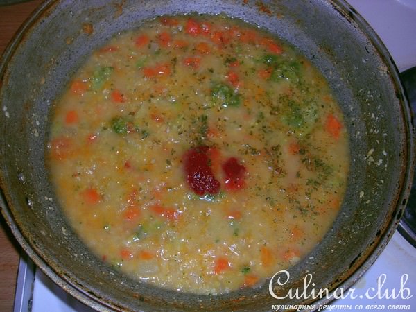 горошница с овощами