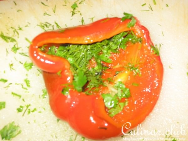 мариннованые перцы фаршированные зеленью