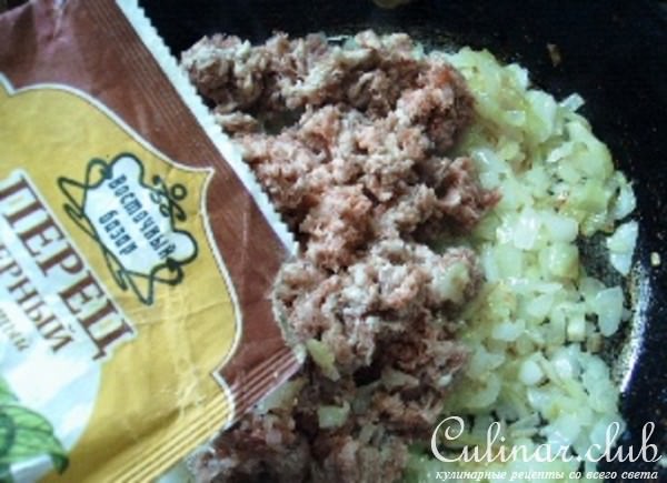 Запеканка картофельно-мясная(мой вариант)