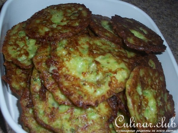Оладьи из цуккини с сыром