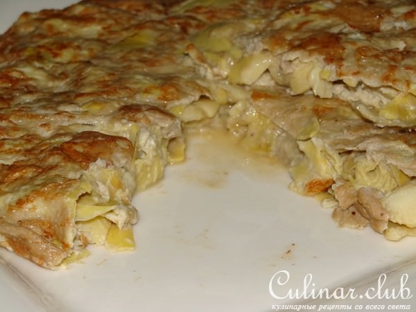 тортия с АРТИШОКАМИ