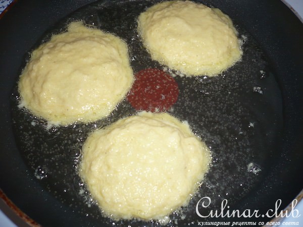 дранники с мясом