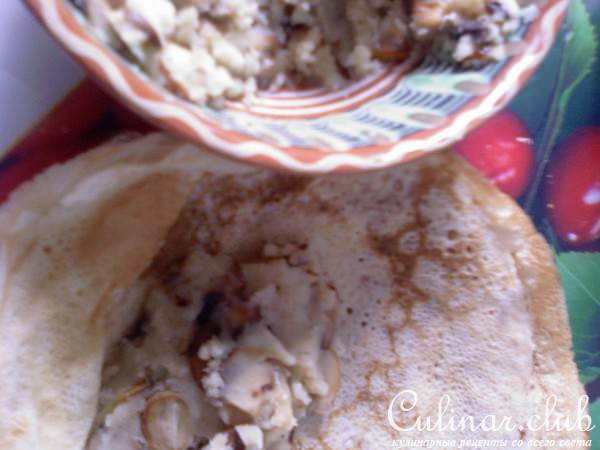 Блинчики с начинкой ( вариант)