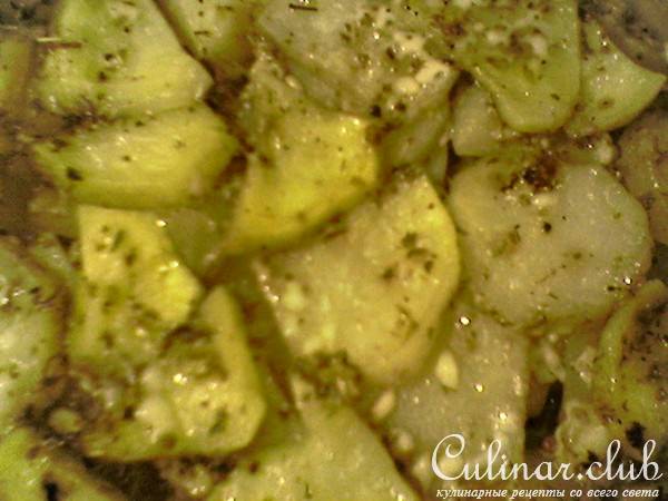 Картофель с грибами и мясом