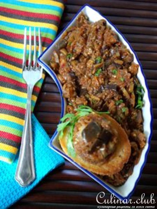Овощное рагу с баклажаном (вариант)