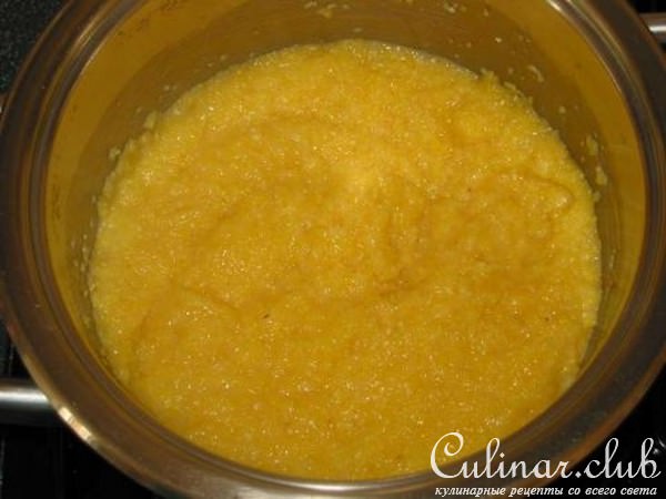 Кукурузная каша тыквенно-яблочная