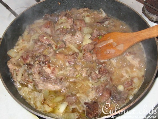 Мясо с овощами в рукаве