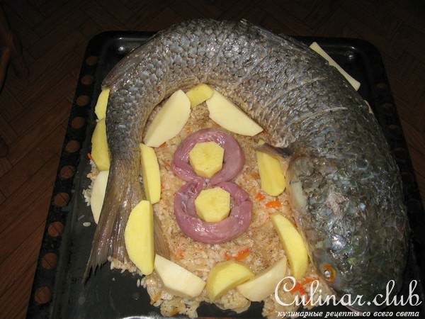Карп запеченый (Рыба запеченая)