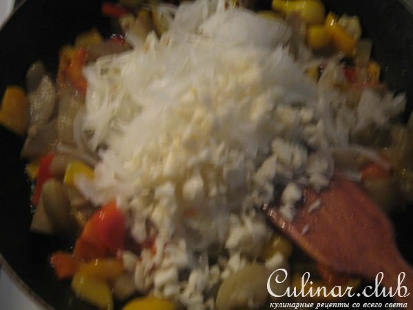 Пассерованные баклажаны с овощами.(Дуэль!)