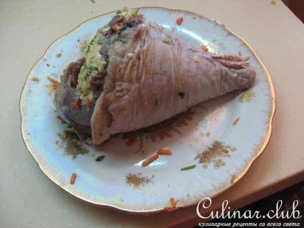 Запеченая голень индейки (Вариант)