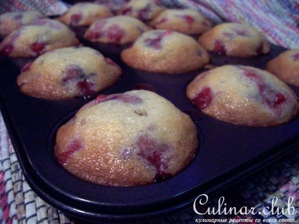 кексики постные с вишней