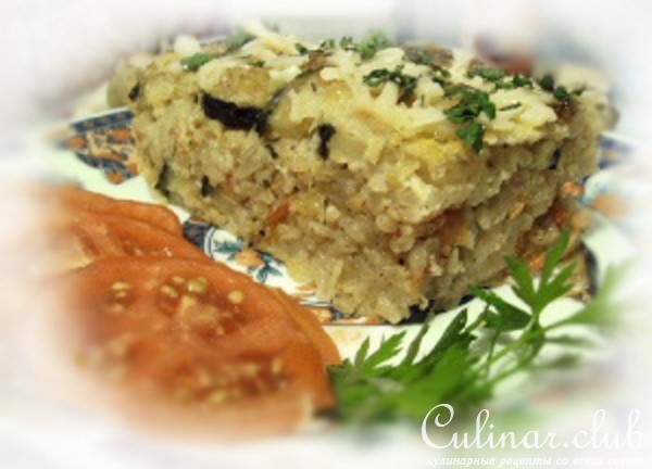 Запеканка овощная с рисом