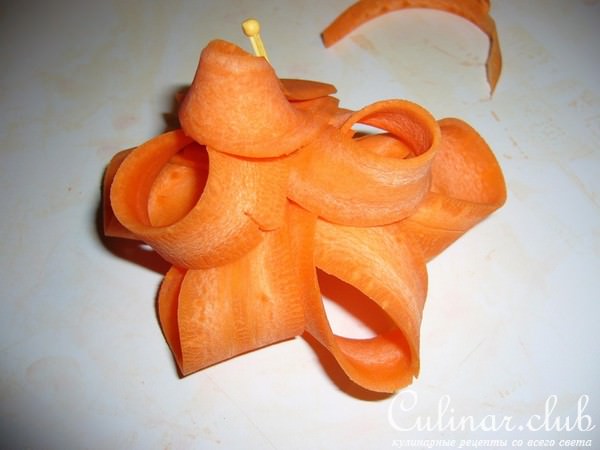Бантик из моркови (по просьбе дорогих кулинаров)
