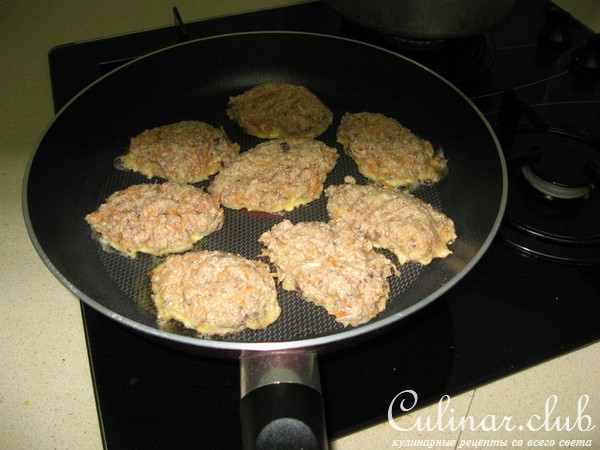 необычные рыбные котлетки