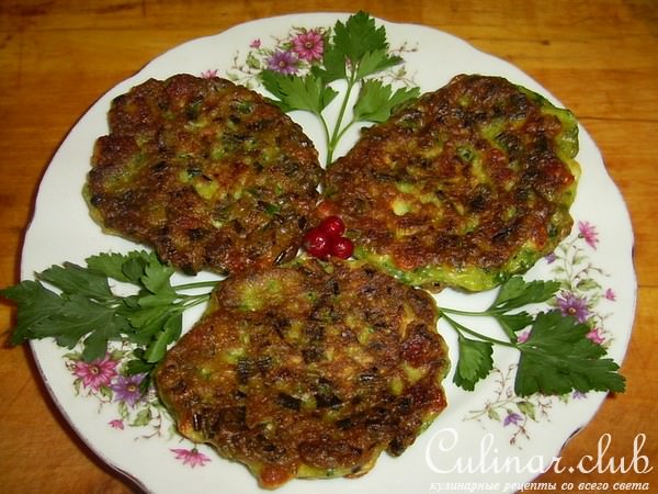 Луковые оладьи
