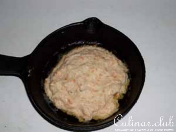 Зразы из топинамбура с куриным паштетом.