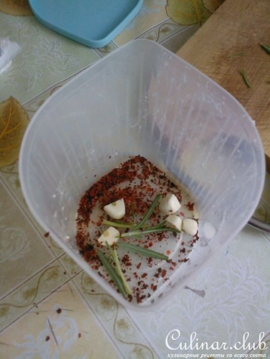 Маринованная брынза(мой вариант).