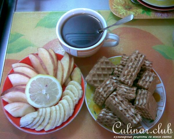 вафельки к чаю 