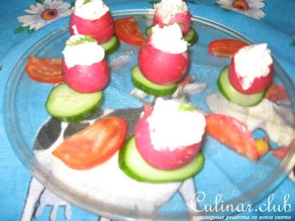 закуска из редиса