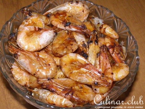 Креветки жаренные (вариант)