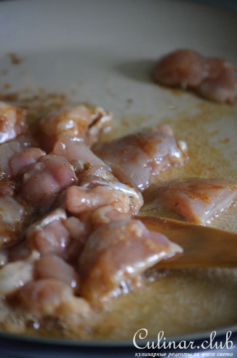 Пицца с курицей и грейпфрутом