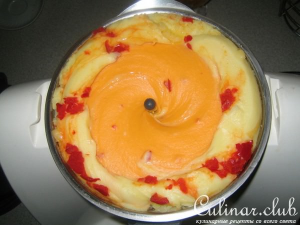 Запеканка из картофельного пюре с сыром 