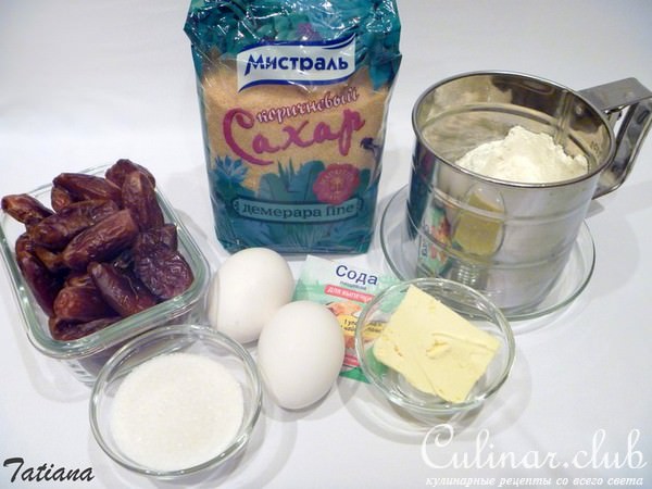 Финиковый рулет со сливочным кремом