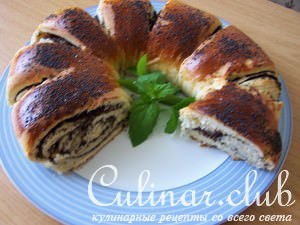 Рулеты из дрожжевого теста (вариант)