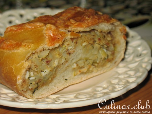 Рулет с рыбной начинкой