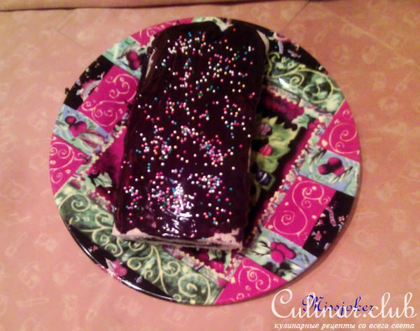 Бисквитный рулет с маком (вариант) 