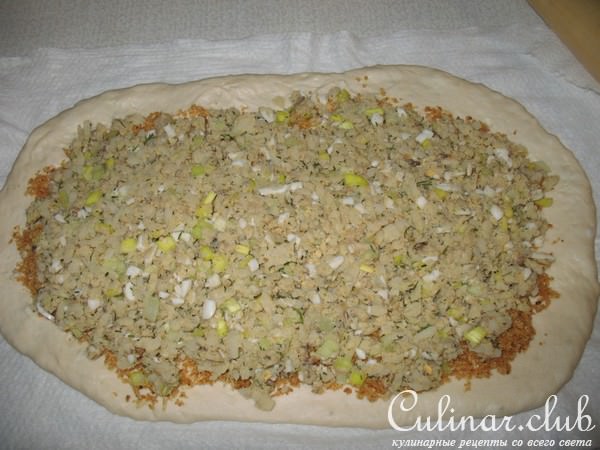 Рулет с рыбной начинкой
