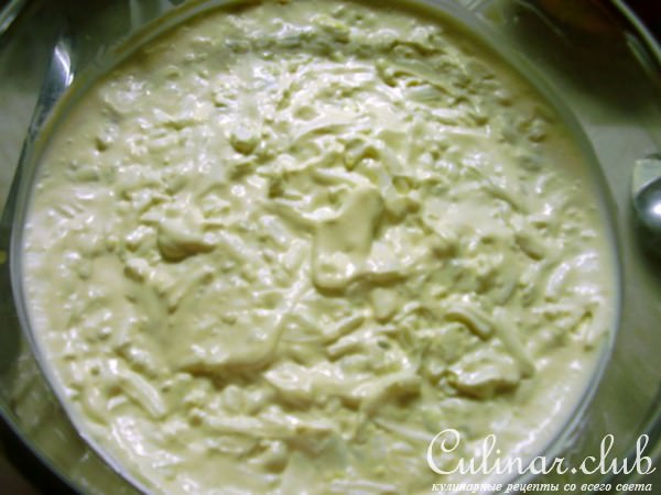 Салат "Рыбки в пруду" (вариант)