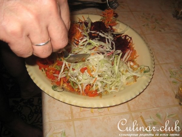 Салат "Лохматый"