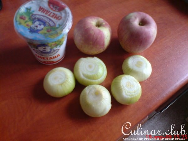 Луковый салатик (прекрасное дополнение к мясу)