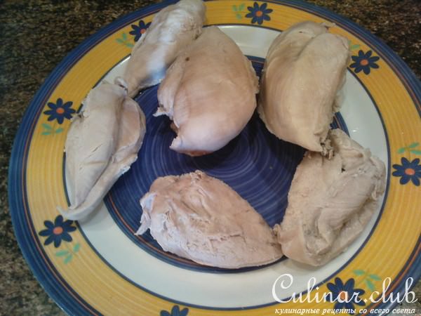 салат "Сладкая курочка" (вариант)