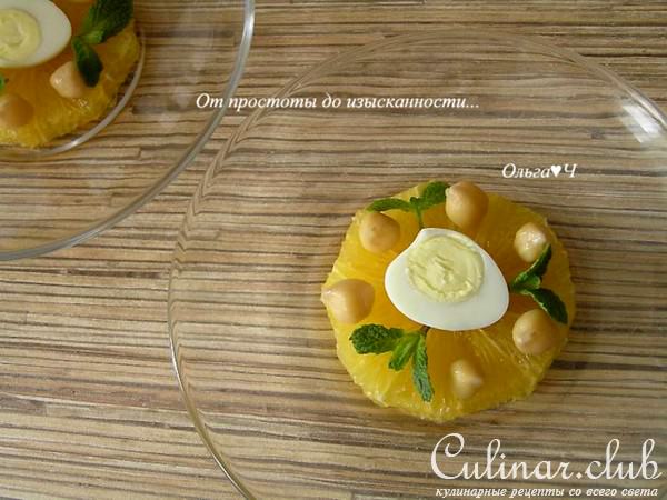 Салат с нутом, апельсинами и перепелиными яйцами для капризной принцессы