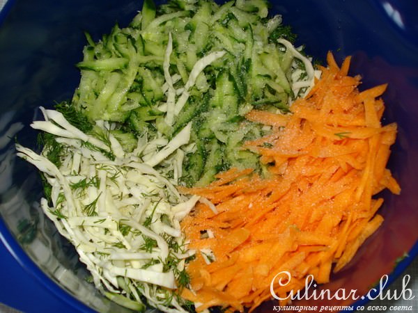 Салат"Капустник"быстрый и вкусный