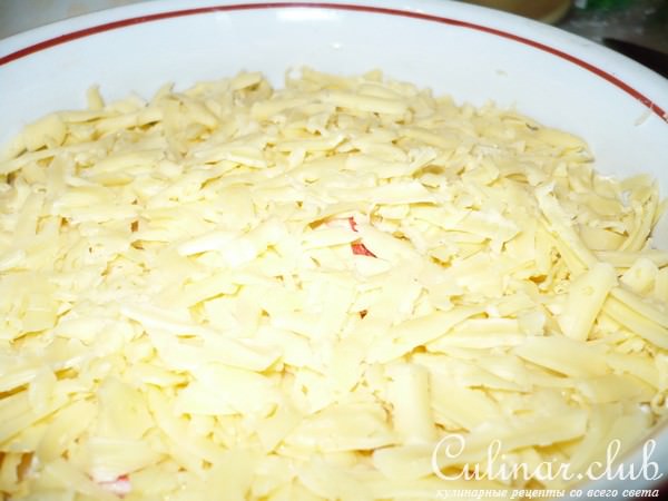 Салат крабовый острый
