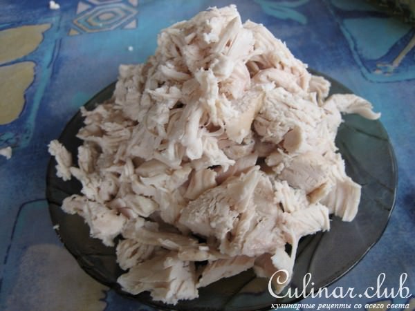 Салат с ананасом