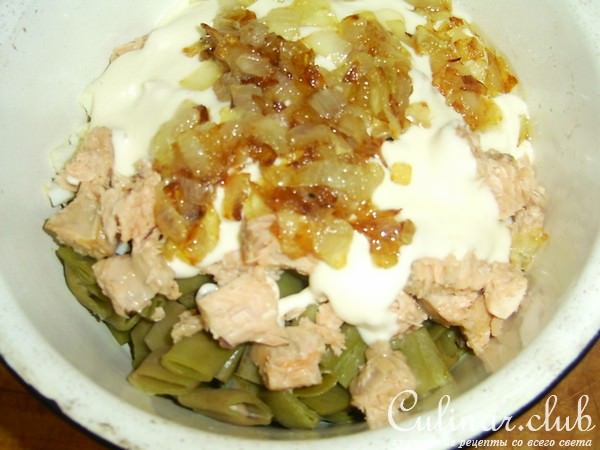 Салат из стручковой фасоли