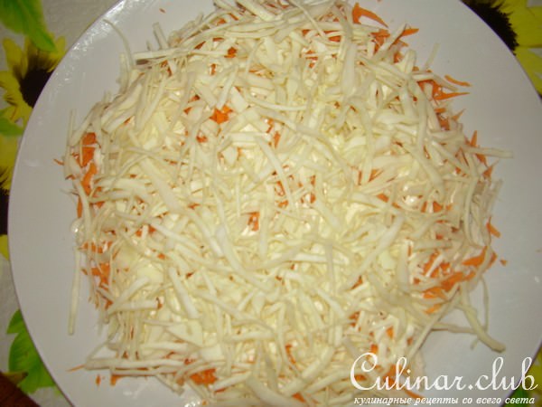 салат"Гнездо"