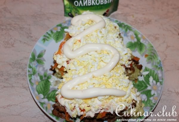 Елочка с лисичками